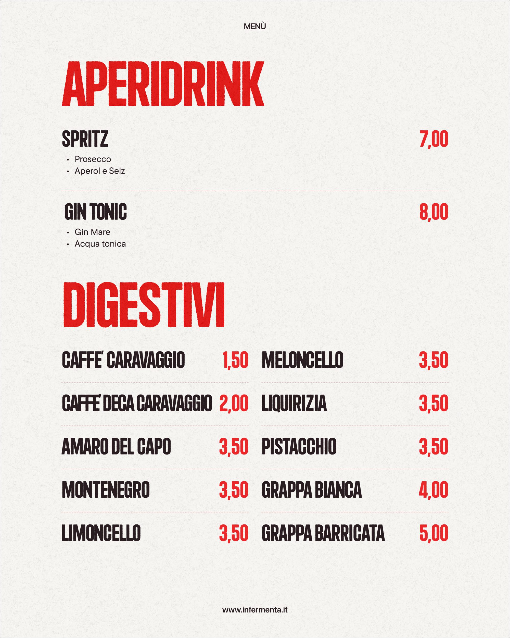 Menu pagina 31