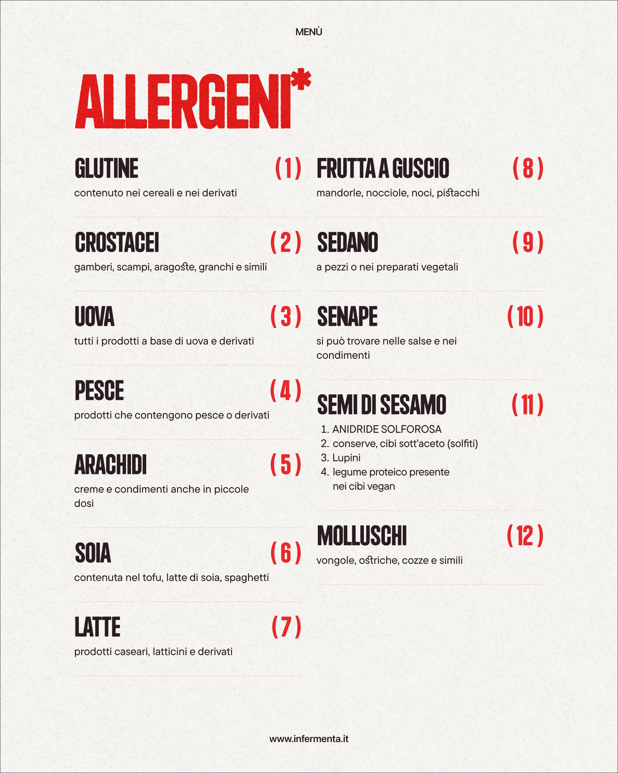 Menu pagina 33