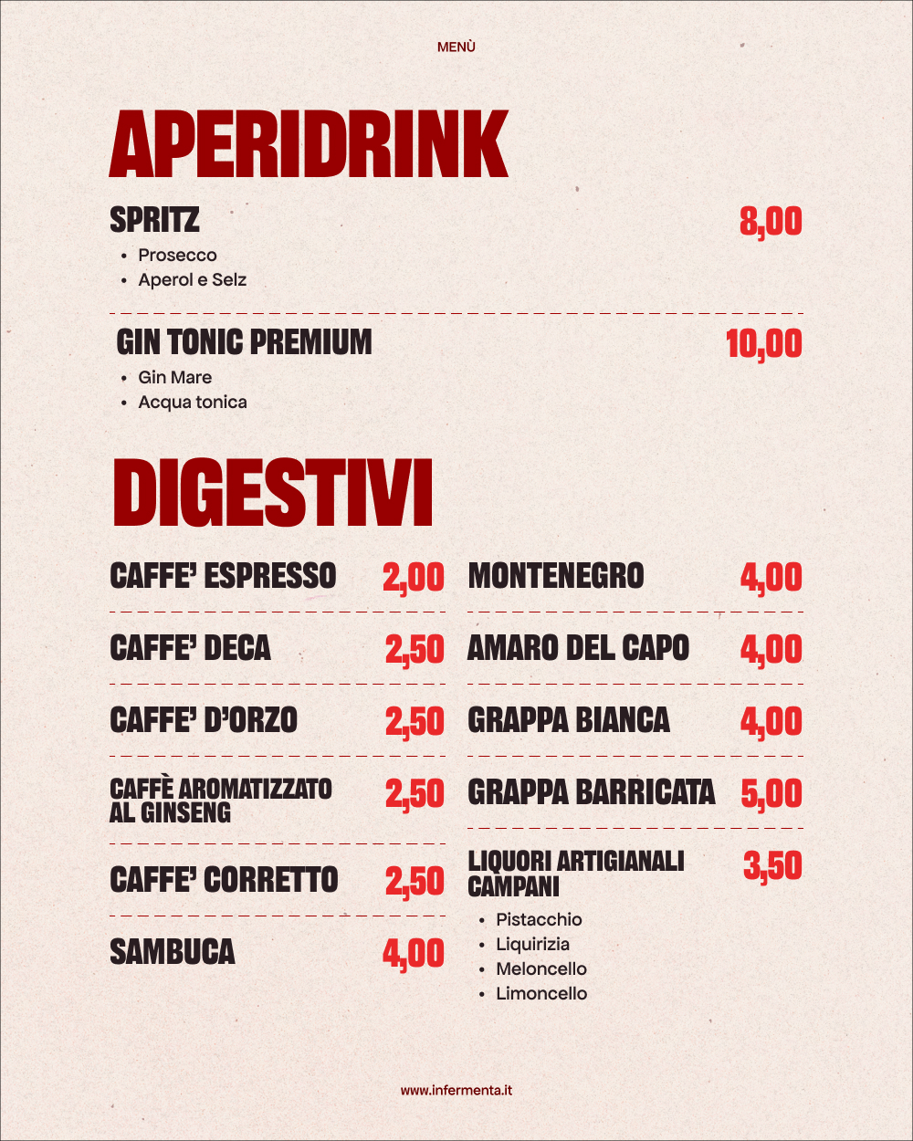 Cocktail e Distillati dettaglio