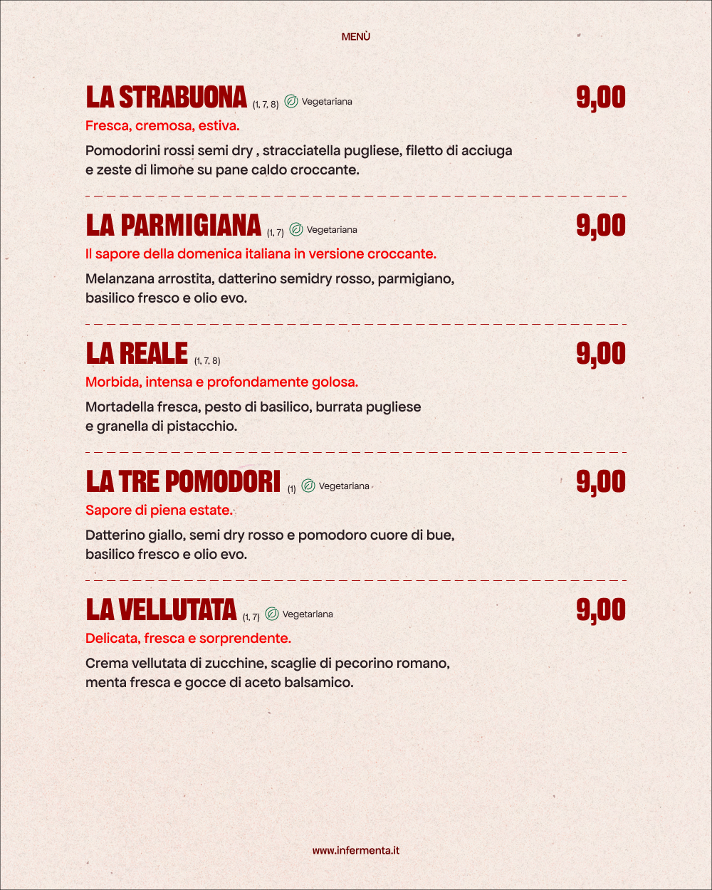 Le Bruschette dettaglio